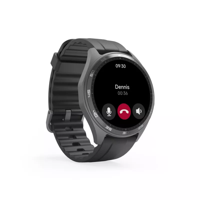 Hama 7010 älykello, 3,63 cm (1,43") AMOLED, GPS, IP68, musta