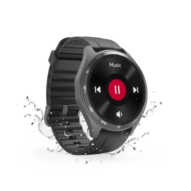 Hama 7010 älykello, 3,63 cm (1,43") AMOLED, GPS, IP68, musta