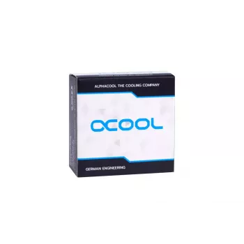 Alphacool ES D-Plug -pistoliitin, G1/4 ulkokierre - G1/4 ulkokierre, musta