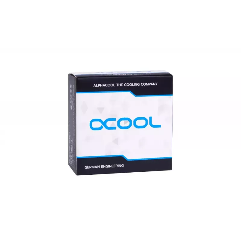 Alphacool ES D-Plug -pistoliitin, G1/4 ulkokierre - G1/4 ulkokierre, musta