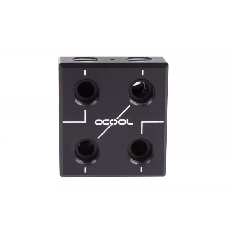 Vesiblokki Alphacool 12993 asetaali kupari nikkeli musta 52mm 56mm 22.5mm