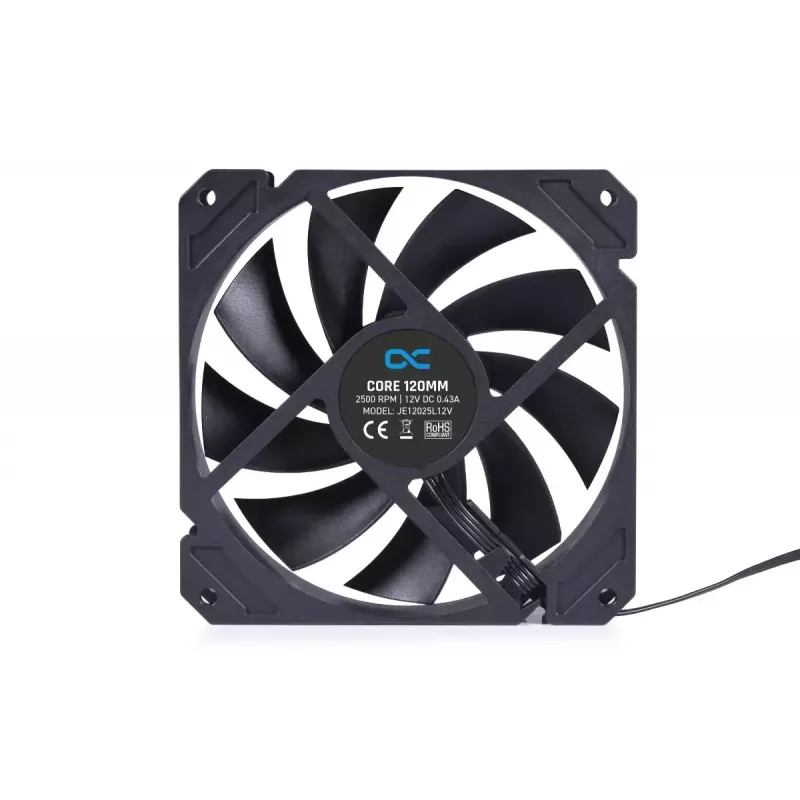 Tuuletin Alphacool 24852 12 cm musta 600-2500 RPM hydraulinen