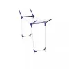 Lattialla seisova pyykkiteline Leifheit Pegasus 120 Solid Compact, taitettava metalli/muovi, 12 m kuivausala, 920×440×1490 mm
