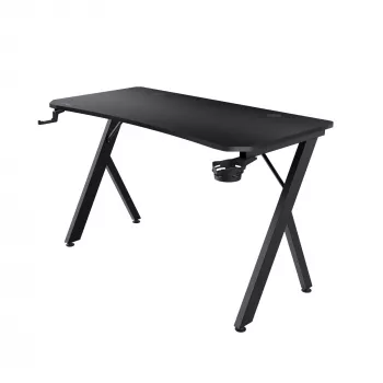Työpöytä Trust GXT 700 Omnius musta suorakaiteen muotoinen metallirunko 1200x600x740mm