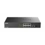 D-Link DGS-1010MP/E verkkokytkin hallitsematon L2 Gigabit Ethernet (10/100/1000) Power over Ethernet (PoE) 1U musta