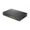 D-Link DGS-1010MP/E verkkokytkin hallitsematon L2 Gigabit Ethernet (10/100/1000) Power over Ethernet (PoE) 1U musta