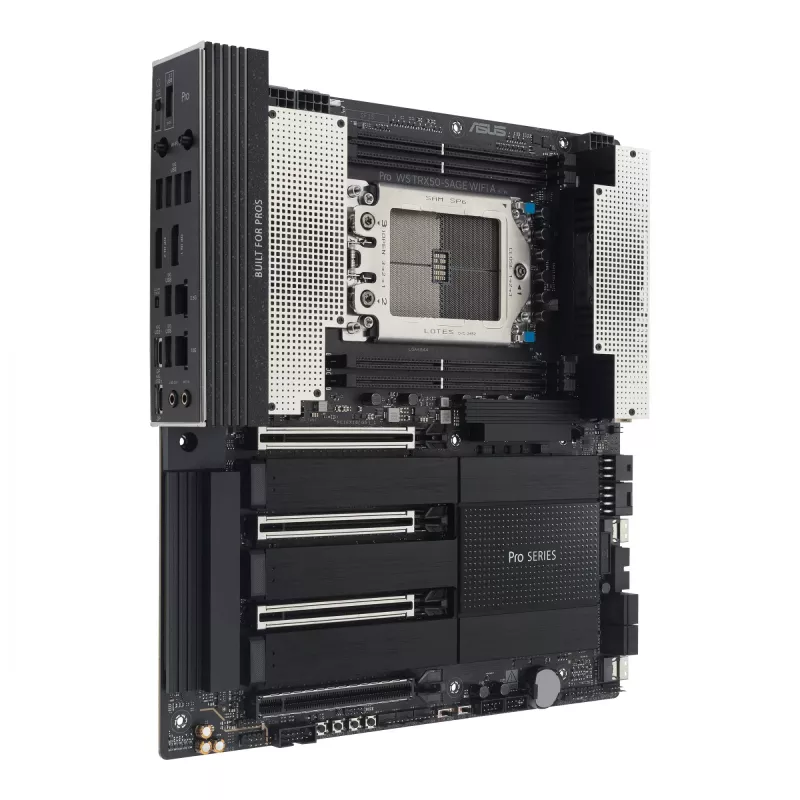 Emolevy ASUS PRO WS TRX50-SAGE WIFI A — AMD TRX50, kanta sTR5, CEB, DDR5, Wi-Fi 7