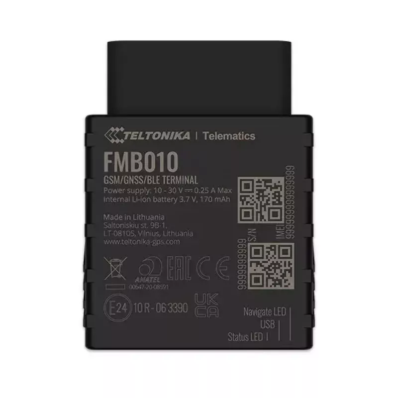 Autopaikannin Teltonika FMB010 musta