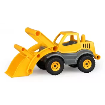 Lena EcoActives Earth Mover, traktori, 2 vuosi/vuotta, muovi, puu, musta, harmaa, keltainen