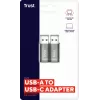 Trust Calyx USB Type-C USB Type-A harmaa liitäntä 1 USB Type-C liitäntä 2 USB Type-A