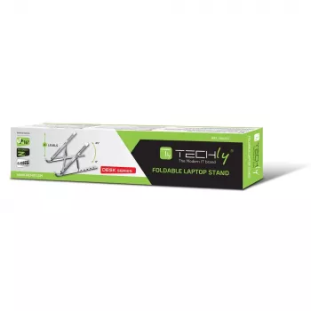 Kannettavan teline Techly ICA-TBL 134TY hopea alumiini korkeus 55-155mm