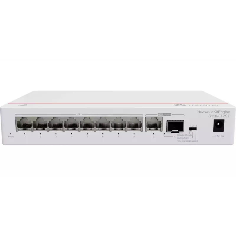 Huawei S110-8T2ST Gigabit-kytkin, 8x GE + 1x SFP