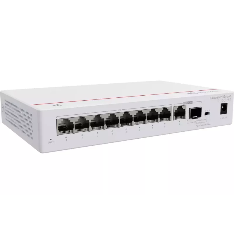 Huawei S110-8T2ST Gigabit-kytkin, 8x GE + 1x SFP