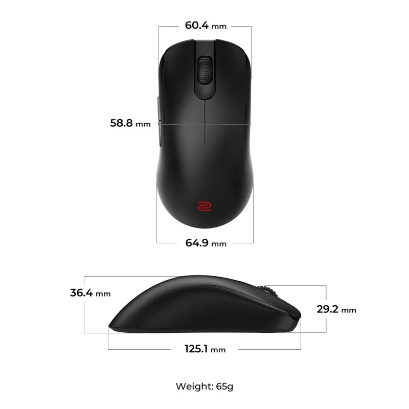 ZOWIE FK2-DW hiiri Gaming oikeakätinen RF langaton 3200 DPI