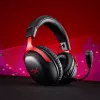 HyperX Cloud III S Wireless -pelikuulokkeet (musta-punainen), punainen, Kiina, korvia ympäröivä, suljettu, 115 mm, 210 mm