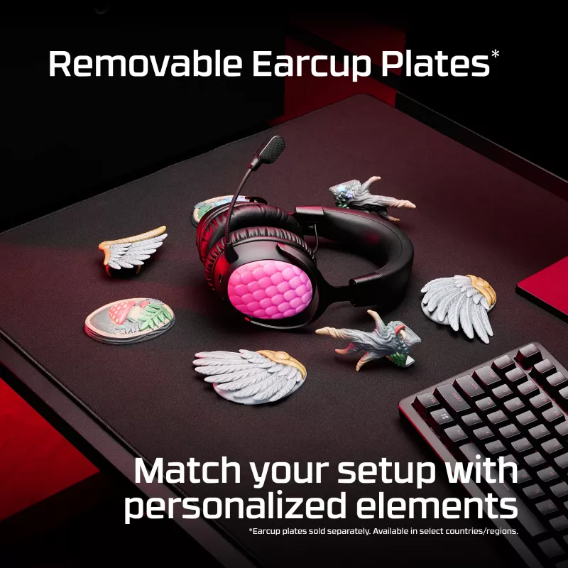 HyperX Cloud III S Wireless -pelikuulokkeet (musta-punainen), punainen, Kiina, korvia ympäröivä, suljettu, 115 mm, 210 mm