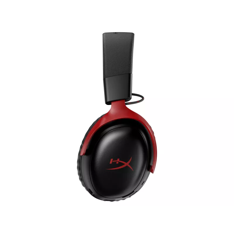 HyperX Cloud III S Wireless -pelikuulokkeet (musta-punainen), punainen, Kiina, korvia ympäröivä, suljettu, 115 mm, 210 mm