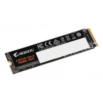 Sisäinen M.2 NVMe SSD GIGABYTE AORUS Gen4 7000E 1 TB — 7100 MB/s luku, 6100 MB/s kirjoitus, M.2 2280