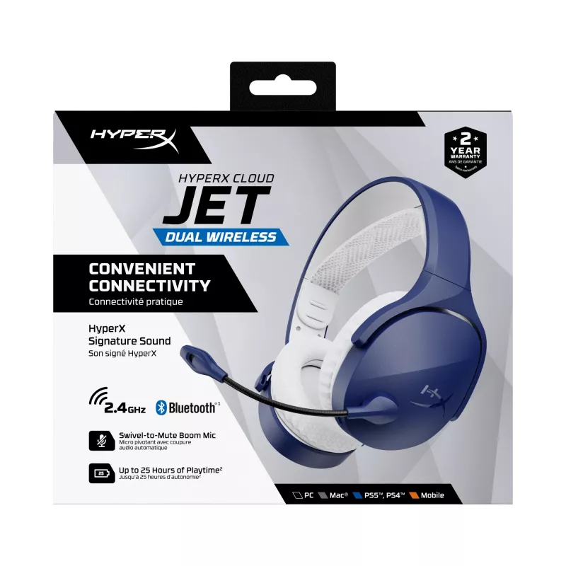 HyperX Cloud Jet - langaton pelikuuloke (vaaleansininen)