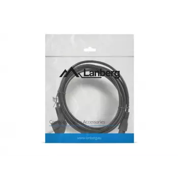 Virtajohto Lanberg CA-C5CA-11CC-003-BK 3m C5-liitin CEE7/7