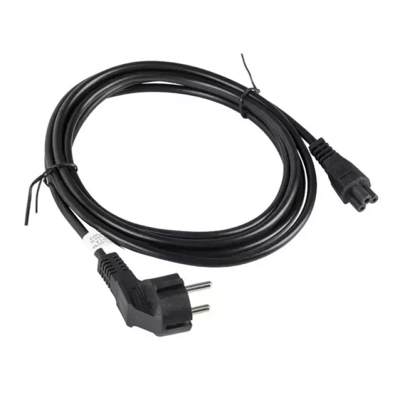 Virtajohto Lanberg CA-C5CA-11CC-003-BK 3m C5-liitin CEE7/7