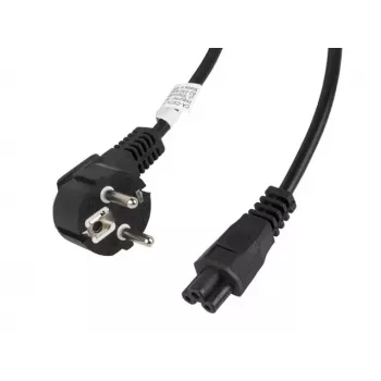 Virtajohto Lanberg CA-C5CA-11CC-003-BK 3m C5-liitin CEE7/7