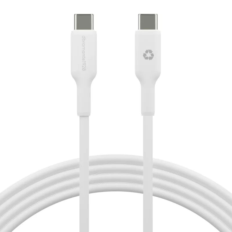 USB-C–USB-C-kaapeli dbramante Bulk 2 m, valkoinen
