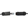 Verkkokaapeli LogiLink CQ7073S 5 m Cat6a S/FTP musta