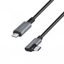LogiLink CU0182 USB-kaapeli USB 2.0 1 m USB-C musta hopea