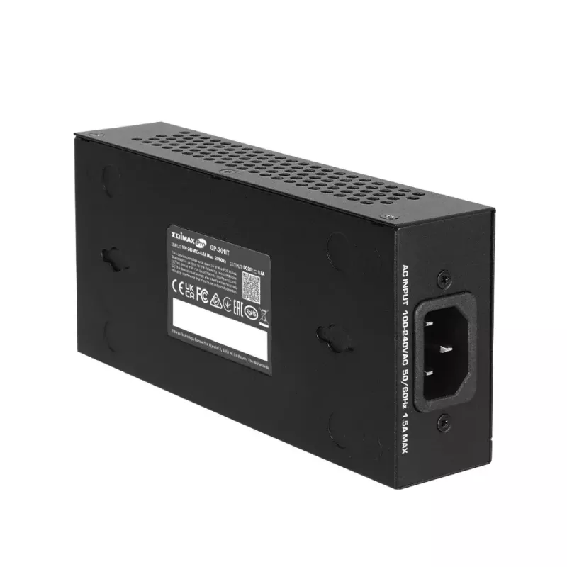 Edimax GP-201IT PoE-sovitin 2.5 Gigabit Ethernet 30W
