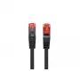 Lanberg verkkokaapeli PCF6-10CU-0100-BK 1m Cat6 F/UTP musta