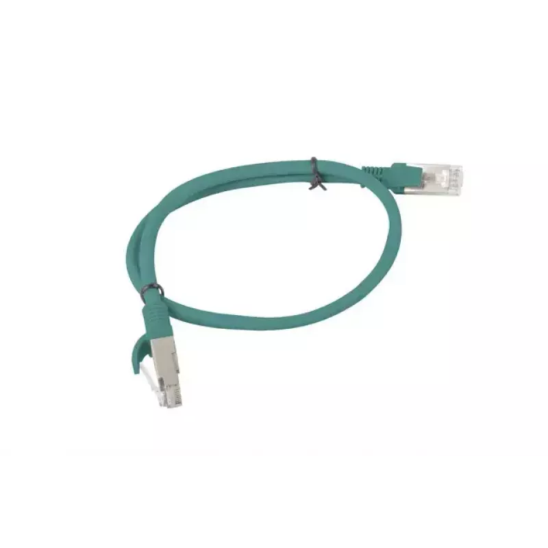 Verkkokaapeli Lanberg PCU6-10CC-0050-G RJ-45 Cat6 0,5m vihreä