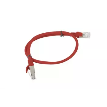 Verkkokaapeli Lanberg PCU6-10CC-0050-R RJ-45 Cat6 0,5 m punainen