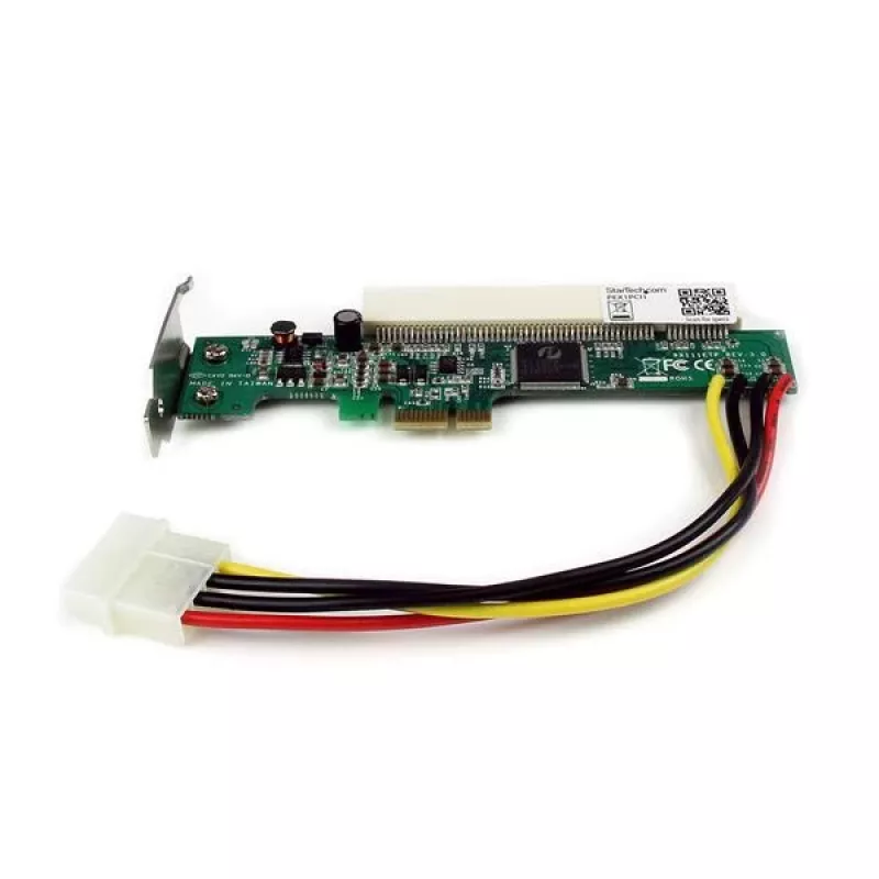 StarTech.com PCI Express - PCI-sovitinkortti, PCIe, PCI 32-bittinen, punainen, CE, FC, ROHS, PERICOM PI7C9X110BNBE, 0 - 85 °C