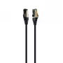 Verkkokaapeli Gembird PP8-LSZHCU-BK-7.5M RJ-45 Cat8 7,5m musta