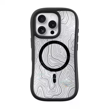 Kotelo LAUT POP ADVENTURE iPhone 16 Pro läpinäkyvä musta