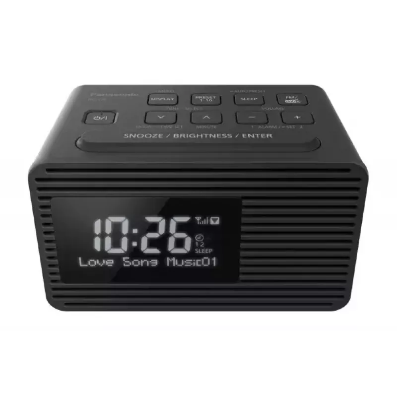 Kelloradio Panasonic RC-D8EG-K musta