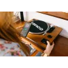 Hihnavetoinen audio-levysoitin Lenco LS-55WA puu puoliautomaattinen USB Bluetooth