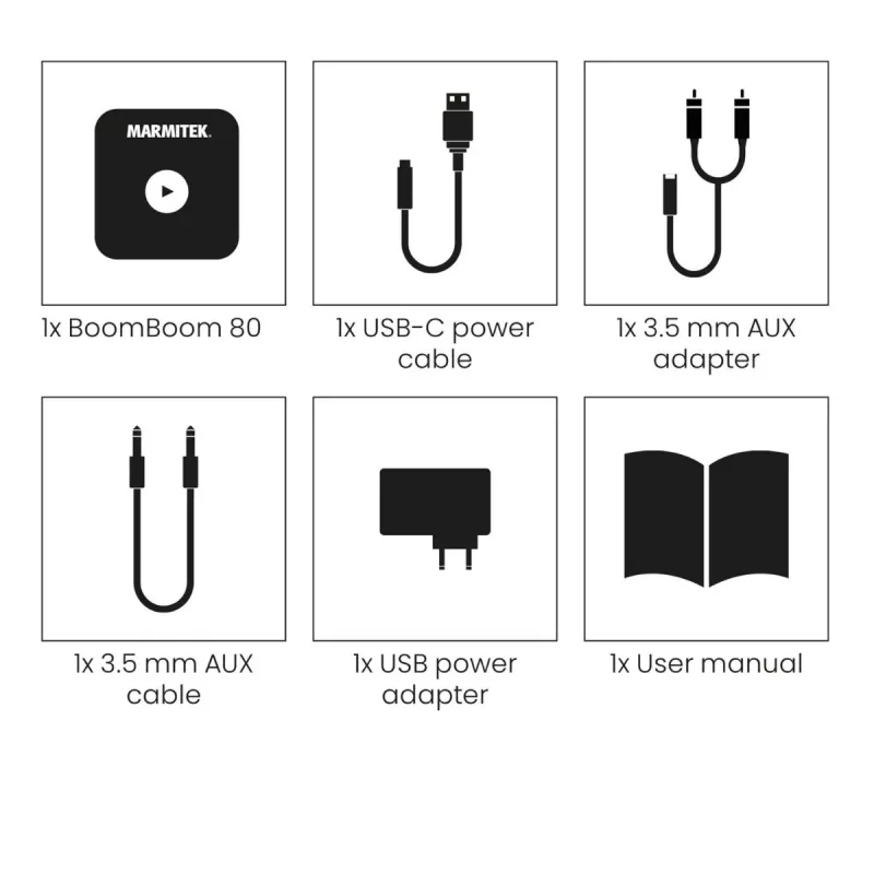 Marmitek BoomBoom 80 Bluetooth-äänivastaanotin NFC:llä