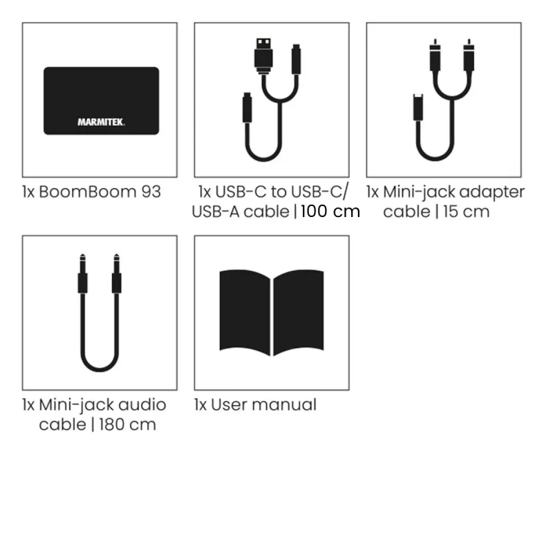 Marmitek BoomBoom 93 langaton Bluetooth-äänivastaanotin (08312)