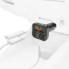 Hama 00014163 FM-lähetin / virtasovitin matkapuhelimelle, tabletille, AUX-IN, USB-IN, musta