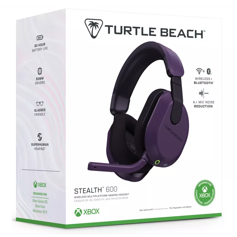 Kuulokemikrofoni Turtle Beach Stealth 600 XB violetti TBS-2102-45