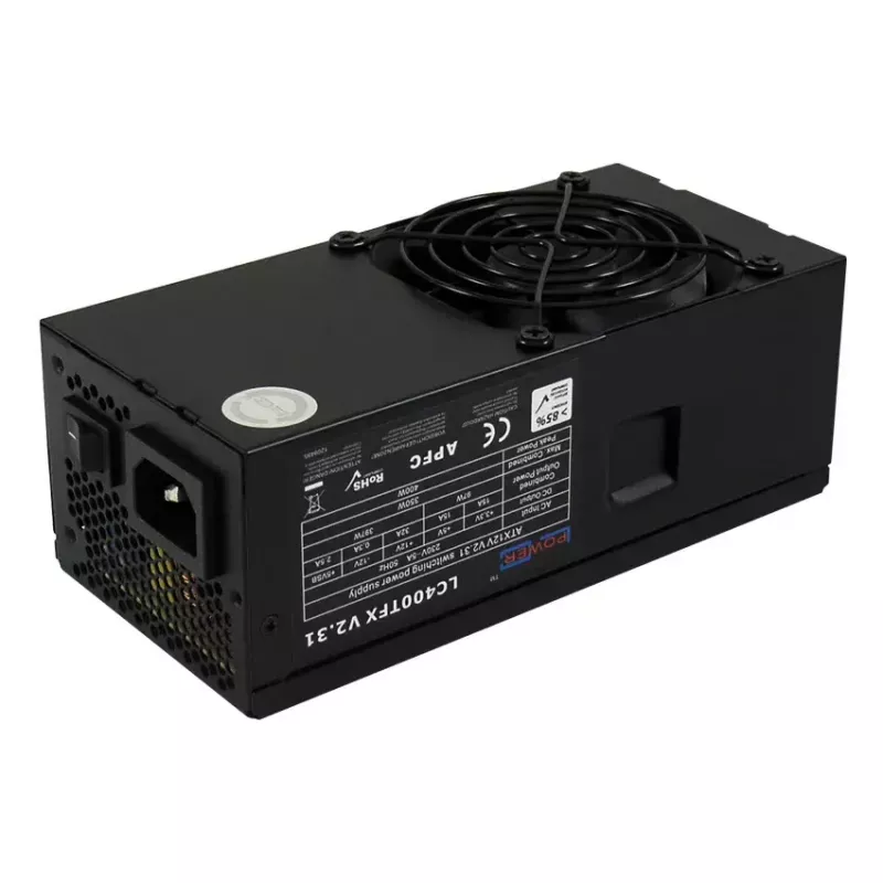 PC-kotelo LC-Power LC-1406MB-400TFX Micro Tower musta