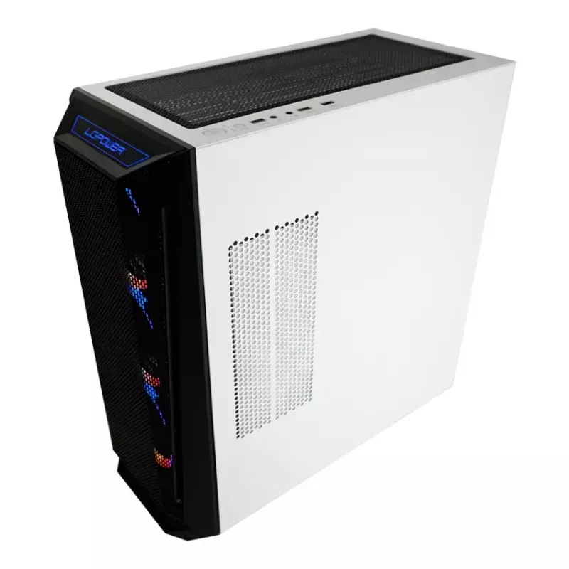 PC-kotelo LC-Power Holo-1_X Midi Tower valkoinen