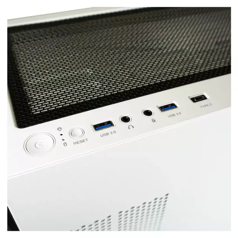 PC-kotelo LC-Power Holo-1_X Midi Tower valkoinen
