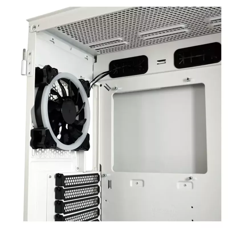 PC-kotelo LC-Power Holo-1_X Midi Tower valkoinen