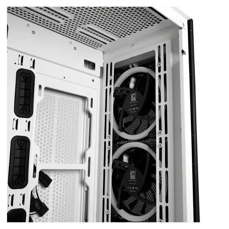 PC-kotelo LC-Power Holo-1_X Midi Tower valkoinen