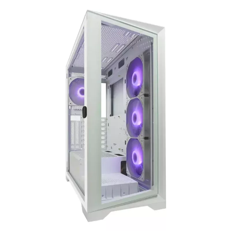 PC-kotelo LC-Power LC-7041B-ON Midi Tower valkoinen