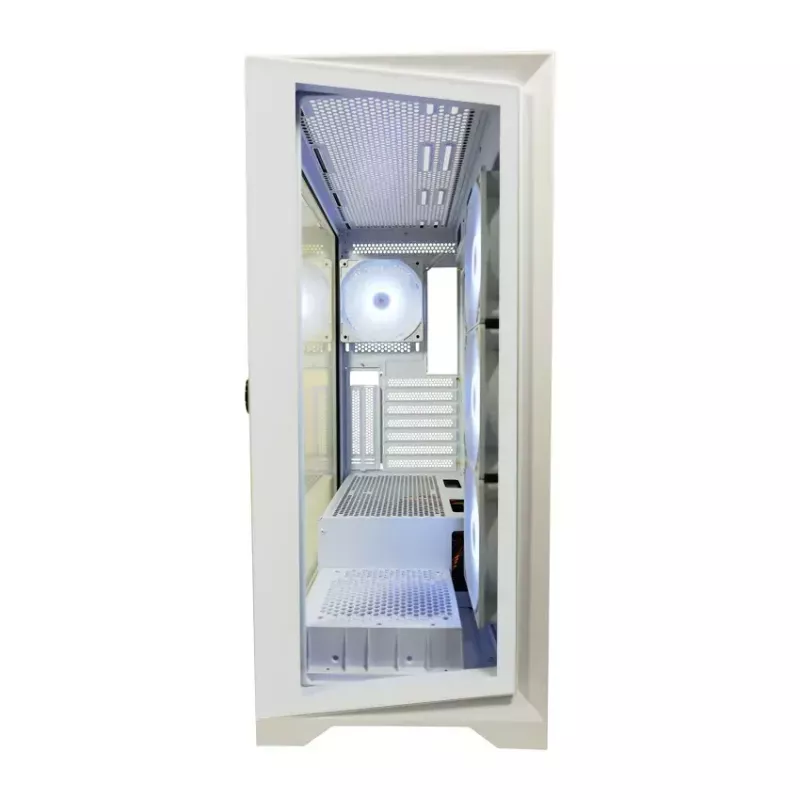 PC-kotelo LC-Power LC-7041B-ON Midi Tower valkoinen