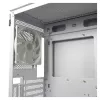 PC-kotelo LC-Power LC-7041B-ON Midi Tower valkoinen